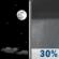 Tonight: Scattered showers, mainly after 5am.  Increasing clouds, with a low around 37. South wind around 6 mph.  Chance of precipitation is 30%. New precipitation amounts of less than a tenth of an inch possible. 