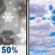 Today: A chance of snow showers, possibly mixing with rain after 11am, then gradually ending.  Cloudy, then gradually becoming mostly sunny, with a high near 38. Northwest wind around 6 mph becoming calm  in the afternoon.  Chance of precipitation is 50%. Total daytime snow accumulation of less than a half inch possible. 