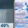 Monday: A 40 percent chance of showers, mainly before 10am.  Partly sunny, with a high near 61. Southwest wind around 10 mph, with gusts as high as 25 mph.  New precipitation amounts of less than a tenth of an inch possible. 