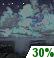 Overnight: A 30 percent chance of showers.  Partly cloudy, with a low around 51. South wind around 14 mph, with gusts as high as 24 mph. 