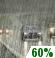 Today: A chance of rain and thunderstorms, then rain likely after 4pm.  Cloudy, with a high near 52. South wind 11 to 16 mph.  Chance of precipitation is 60%. New precipitation amounts between a tenth and quarter of an inch, except higher amounts possible in thunderstorms. 