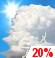 Today: A 20 percent chance of showers and thunderstorms after 2pm.  Partly sunny, with a high near 76. South wind 8 to 10 mph. 