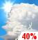 Today: A slight chance of showers before 7am, then a chance of showers and thunderstorms after 10am.  Partly sunny, with a high near 85. West wind 10 to 15 mph, with gusts as high as 26 mph.  Chance of precipitation is 40%. New rainfall amounts of less than a tenth of an inch, except higher amounts possible in thunderstorms. 
